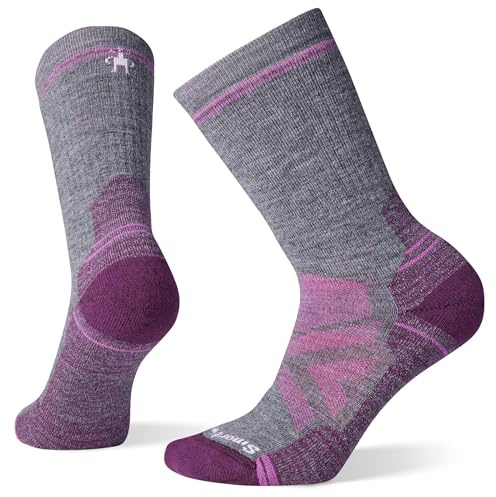 SmartWool Women's Hike Full Cushion Crew Socks, Medium Gray, Large