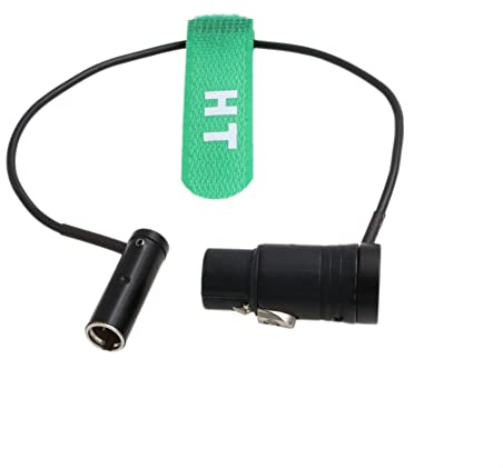 HangTon Audiokabel für Canon C70 Blackmagic BMPCC 4K 6K Pro Kamera Video Assist Monitor Mini XLR TA3M auf XLR 3 Pin 30cm