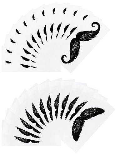Beavorty 3sets Bart Aufkleber Nase Haar Entferner Schnurrbart Zubehör Nase Wachsen Aufkleber Blätter * 3