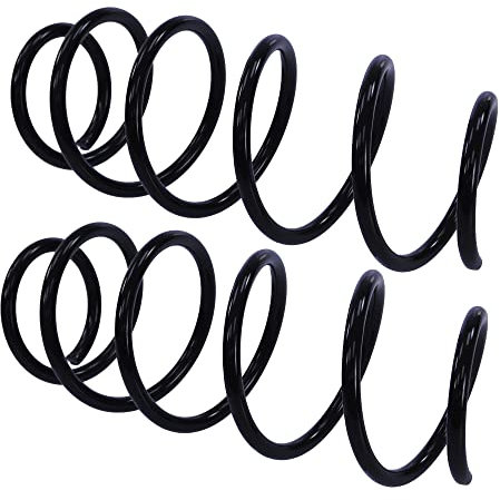 ATEC GERMANY 2x Muelle de suspensión delantero izquierdo y derecho compatible con OPEL ASTRA H Caravan (A04), ASTRA H (A04), ASTRA H furgoneta/vagoneta (L70)