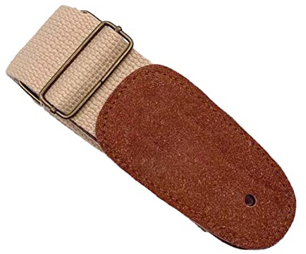 MOLERRI Gitarrengurt Folk Verstellbarer Gitarrengurt Aus Baumwolle E-Gitarrengurt Akustikgitarren-Universalgurt (Khaki)