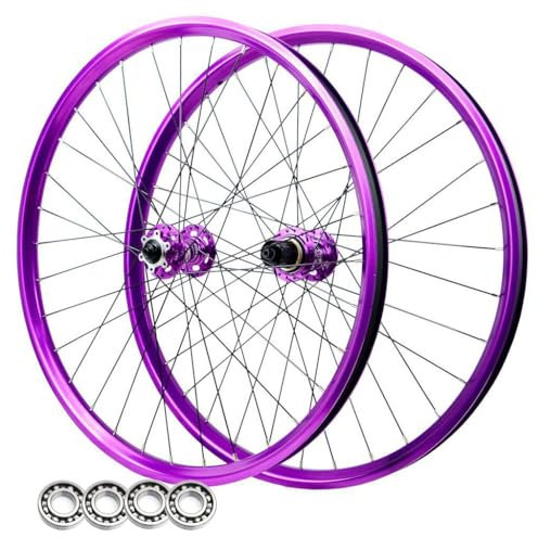 LPYDWZ MTB Fahrrad Radsatz 26 27,5 29 Zoll, Aluminiumlegierung 32H Scheibenbremse Vorder Und Hinterräder 4 Abgedichtete Lagernaben for 7-12 Gang Kassette 2150g(QR 100/135MM,27.5 inch)