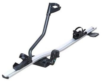 Transversales Porte-Bagage Support Vélo Voiture Support Vélo Toit Support Vélo Alliage D'aluminium À Cadre Unique Support Voyage Monté sur Le Toit Voiture Barres Toit Railing(1 Piece)