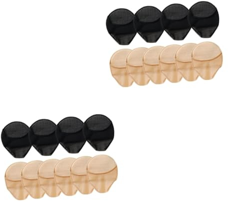 COLLBATH 2 Sätze Halbe Socken Pads Zehenband Schuhfaltenschutz Fersenpolster Bahre Zehentrenner Schuhe Schuhsohlen Fersensporn Produkte Fersensocken Für Rissige Fersen Silikon 5 Paare * 2