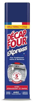 Nettoyant Aérosol Express Four Graisses Brûlées Mousse Active DECAP'FOUR - la bombe de 500mL Lot De 3 - Par Lot