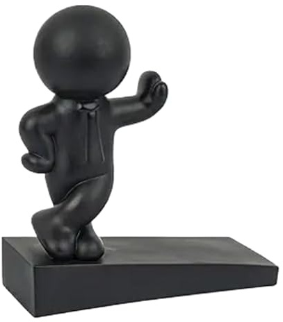 Fermaporta, Figure in Decorazione da Pavimento Fermaporta, Paraspifferi Protettivo per Sicurezza Barra Stanza, Casa Ufficio Camera da Letto Muro Appartamento