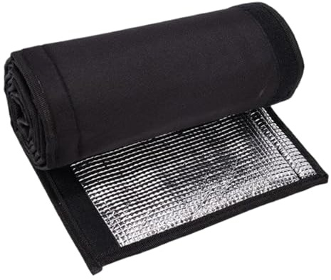 Rohrisolierung – 3-lagige UV-beständige Thermohülse | 600D Oxford Klimaanlage Rohrabdeckung 182,9 x 25,4 cm, wetterfeste Schutzfolie für Kabel, Zuhause, Dachboden, Gebäude, Zugluftschutz,