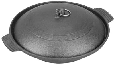 Ipetboom Olla de Barro para Arroz y Pollo Estofado de Resistente Caídas con Diseño Ergonómico y Revestimiento Antiadherente para Uso Doméstico y Profesional
