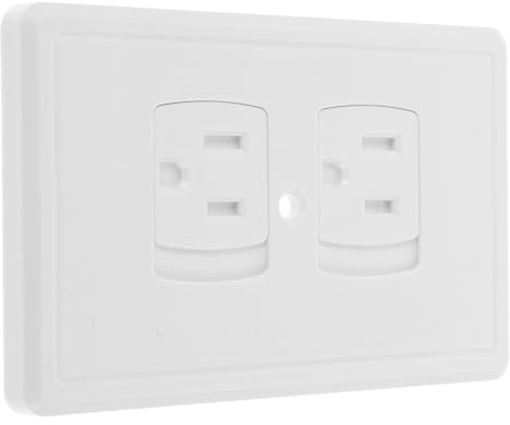 WESIEVYA Copertura per Prese Elettriche, Piastre di Copertura Sicurezza in Abs, Protezione per Prese Americane, Installazione Semplice per Sicurezza Ragazzo Ragazza