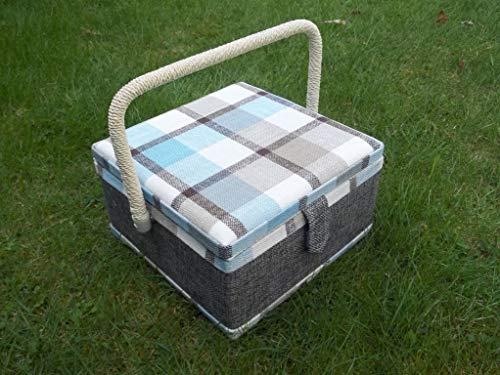 Nähkästchen, Nähkorb, Handarbeitskorb von Korbhaus Gesthüsen