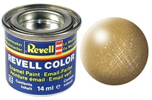 Revell Emaille-Farbe, 14 ml, goldfarbenes Metallic-Finish