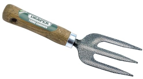Draper 20697 Young Gardener Hand Weeding Fork,Blue