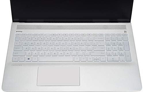 Keyboard ProtectorSkin Cover Compatible HP Pavilion 15.6 2018 New Series,HP Pavilion x360 15-BR075NR,HP Pavilion 15-BS 15-BW 15-CC 15-CB 15-CD,HP ENVY x360 15M-BP 15M-BQ,17.3HP ENVY 17M 17-BS(Clear)