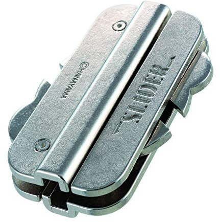 Bartl Huzzle Cast Slider das aus Metall hergestellte Knobelspiel besteht aus DREI Teilen, für Kinder ab 8 Jahren, 112124