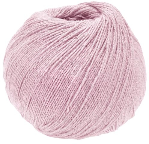 LANA GROSSA Meilenweit Cotton Bamboo | 4-fädiger Bambus Klassiker, waschmaschinenfest | Handstrickgarn aus 40% Baumwolle, 25% Schurwolle, Viskose | 100g Wolle zum Stricken & Häkeln | 420m Garn FB1