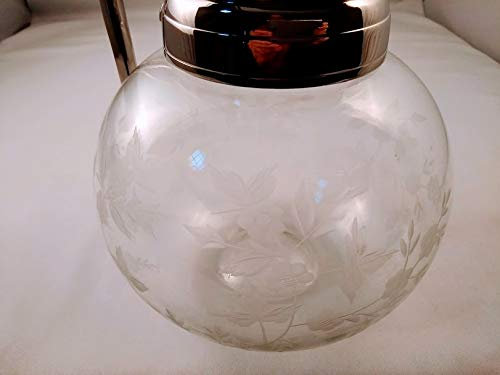 1321/093 Caraffa da Bibita in Sheffield/Cristallo Molato (Argento, Rame)