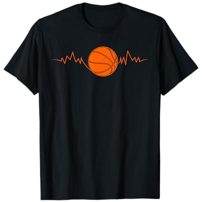 Basket Heartbeat Streetball per Giocatore di Basket Maglietta