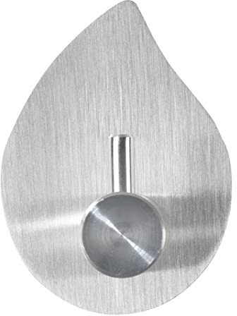 TERRA SELL Modernes Design und starker Halt Premium Klebehaken im 3er-Set aus Edelstahl - Perfekte Wandhaken für Bad, Küche, Garderobe und Kinderzimmer - Selbstklebend, wasserfest und rostfrei!