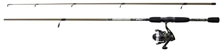 Mitchell Tanager Camo II Spin Combo | Leichte Spinnrute & Rollen-Setup für das Süßwasser- & Raubfischangeln | Perfekt für Anfänger | Green Camo, 2.4m | 10-30g | 2-teilige Combo, Unisex