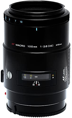 Minolta AF 100mm. f2,8 objectif Close-up Macro 1:1 pour appareils photo Sony A-Mount.