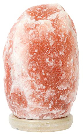 Himalayan Secrets X-Large Salt Lamp with Marble Base - Natural Pink Crystal - Dimmer Cord and Bulb Included (55-66 LBS)