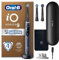 Oral B Electric Toothbrushes For Adults, Oral-B iO9, Gifts For Women / Men, App Connected Handle, 3 Toothbrush Heads, Charging Travel Case & Toothbrush Head Holder, 7 Modes, 2 Pin UK Plug, Black