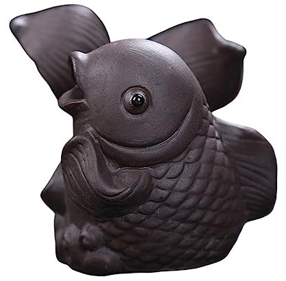 TOPPERFUN Titel Sand Craft Ornamente Dekorative Karpfenfigur Für Büro Und Teezubehör Einzigartiges Design Für Stilvolle Tischdekoration