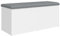 vidaXL Banco con almacenaje Madera de ingeniería Blanco 102x42x45 cm