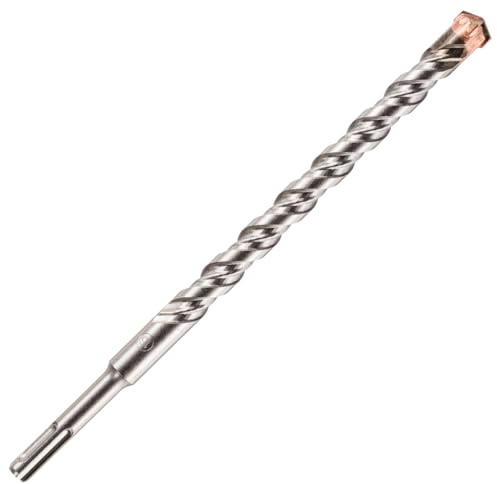 Rennie Tool 16mm x 260mm Long SDS High Performance Hammer Drill Bit | Cross Tipped Masonry Drill Bit For Brick, Concrete, Stone, Granite. Professional Tungsten Carbide Tipped 16mm SDS Drill Bit