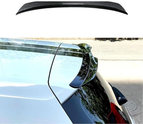 CQOIMQ Heckspoiler für Opel Vauxhall Adam M13 2013 2014 2015 2016 2017 2018 2019, Kofferraumspoiler Auto Spoiler Lippe Heckflügel Kratzfest Tuning Auto Zubehör,Carbon Fiber Look