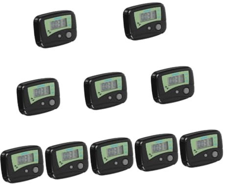 KITANDOVE Lot de 10 Podomètres Numériques Compteur De Et De Calories pour La Marche Et Le Jogging
