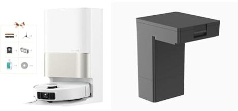 DREAME X50 Ultra Complete Robot Aspirapolvere, Rilevamento Degli Ostacoli con IA e Navigazione a 360° + Kit di Collegamento Acqua di Riempimento e Scarico Automatico