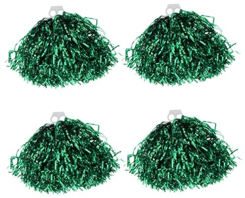 ibasenice 4stücke Teiliges Set Kids Cheerleader Pom Poms PVC Bunte Cheerleading Requisiten Für Schulgeist Sportveranstaltungen Und Feiern Hochwertige Auffällige Pompons Ring