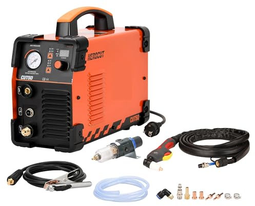 Cortadora de Plasma, Cortadora de plasma IGBT, cortadora por plasma CUT50 220 de 50 amperios, espesor máximo de corte de hasta 13 mm