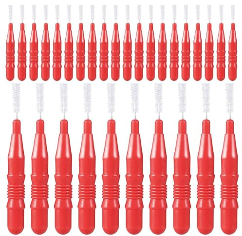 Cepillos entre los dientes Palillos de cerdas para higiene bucal | Cepillos con seda , limpieza de huecos Palillos con seda interes para adultos, cuidado diario