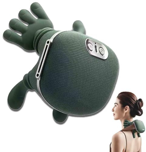 Siaasoo Massage Master for Shoulder, Hand Shoulder and Neck Massager, Neck Massager Pillow, with 3-Speed Adjustment,Electric Deep Tissue 3D Kneading Massage to Men Women (1pcs)