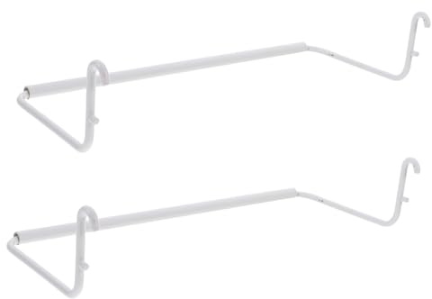 HOMOCONO 2piezas Soporte Toallas Cocina Inoxidable Para Tablero Perforado Organizador Extensible De Papel De Cocina Montura Práctica y Resistente Para Hogar Baño y Oficina
