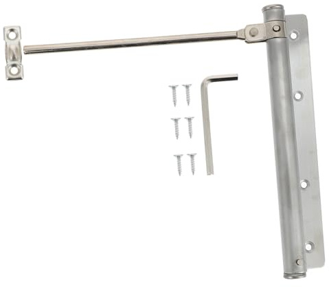 SOPOTUTU Ferme-porte Automatique Inox Réglable avec Ressort Professionnel Contrôle Vitesse de Fermeture Frein Porte Intérieur pour Maison et Bureau