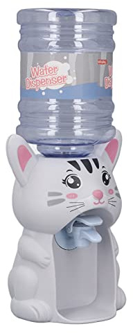 RIZGHWOY Mini Juguete Dispensador de Agua para Niños, Fuente de Agua Potable, Juego de Simulación, Modelo de Cocina (B)