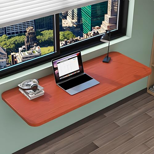 Faltbarer Schreibtisch zur Wandmontage, platzsparender Arbeitszimmertisch für Home Office, Wohnzimmer & Schlafzimmer, höhenverstellbar, modernes Design, einfache Installation, vielseitiger