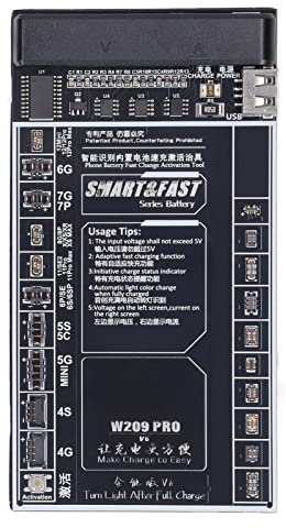 Oumefar Placa de Activación de Carga Rápida de Batería, Placa de Circuito de Reparación de Batería con Pantalla LED de Identificación Inteligente