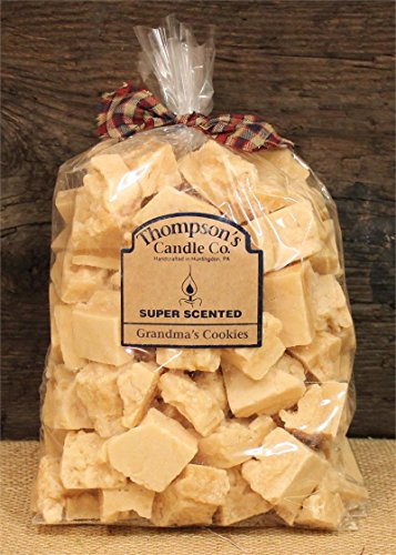 Thompson's Candle Co. Super Scented Grandma’s Cookies Crumbles/Wax Melts – 32 oz Bulk Bag