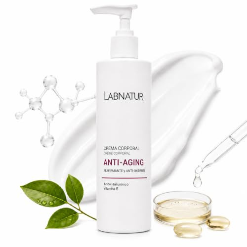 Crema Corporal Antiedad - Con Ácido Hialurónico y Vitamina E - Labnatur