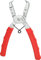 KS Tools 911.8181 Clip-Zange zur Demontage von Kunststoffspreiznieten, Schlagnieten und -Clips, gerade