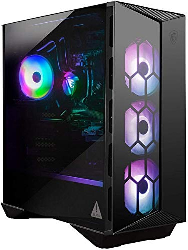 MSI Aegis RS 10TH-061US Gaming Desktop Tower Intel Core i7-10700K GeForce RTX 3090 16GB Memory 1TB SSD + 2TB HDD WiFi 6 Liquid Cooling USB Type-C VR Support Windows 10 Home