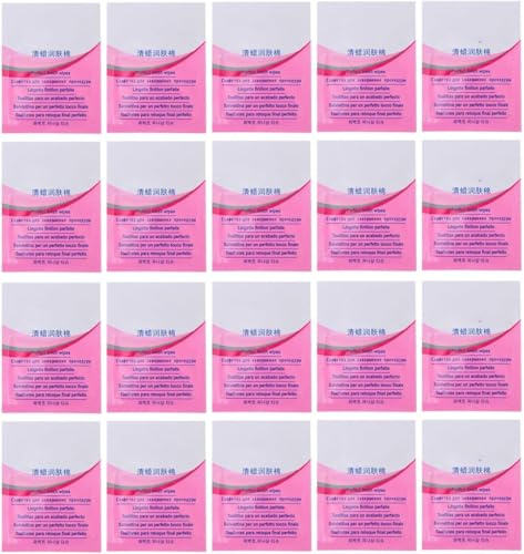 FOMIYES Lot de 20 lingettes nettoyantes pour épilation à la cire du visage et du corps