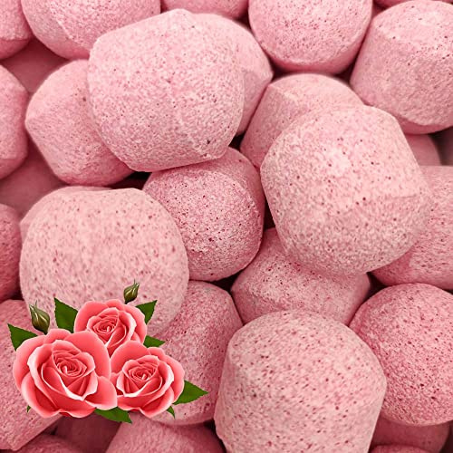 Pack Ahorro 12 Mini bombas efervescentes para manicura y pedicura - Ablandan durezas, refrescan, hidratan y relajan - Aroma: Rosas