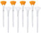 SIOPPKIK 8 Pièces Outils de Brosses en Éventail pour Visage Outils de Maquillage Brosse de Masque de Ventilateur Pinceaux Applicateurs Souples Outils Cosmétiques pour Masque de Boue Crème