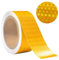 Nastro Riflettente Adesivo Giallo, 5cm X 10m Impermeabile Catarifrangente Nastro Riflettente Alta Intensità Adesivo Catarifrangente Nastro Riflettente di Sicurezza, per Auto Moto Attività Notturna