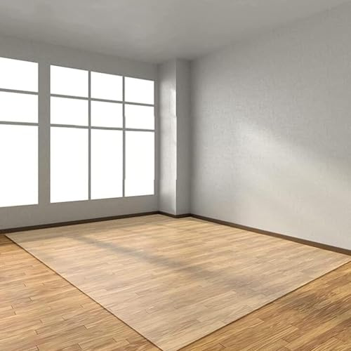 TONAUA Komfort Bürostuhl Unterlage Teppich Zuschneidbar 90x120 100x120 120x150 200x200 Stuhlmatte Bodenschutzmatte Transparent 1.5mm Schreibtischstuhl Unterlage Grob Hochwarmfest (Size : 160x230cm)